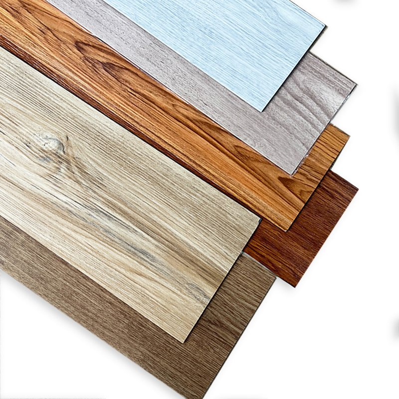 Waterproof Realistic Wood Plank Design Pet Friendly Lvt Tiles 4mm 5mm Thick