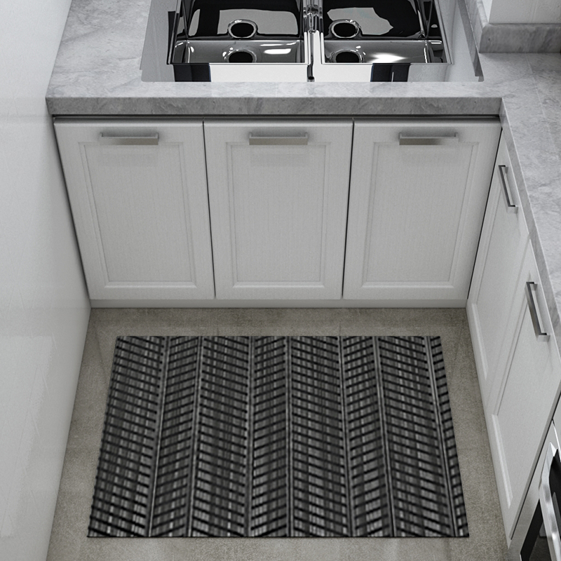 8mm PU Durable Anti-Fatigue Non-Slip Kitchen Bathroom Carpet Mat
