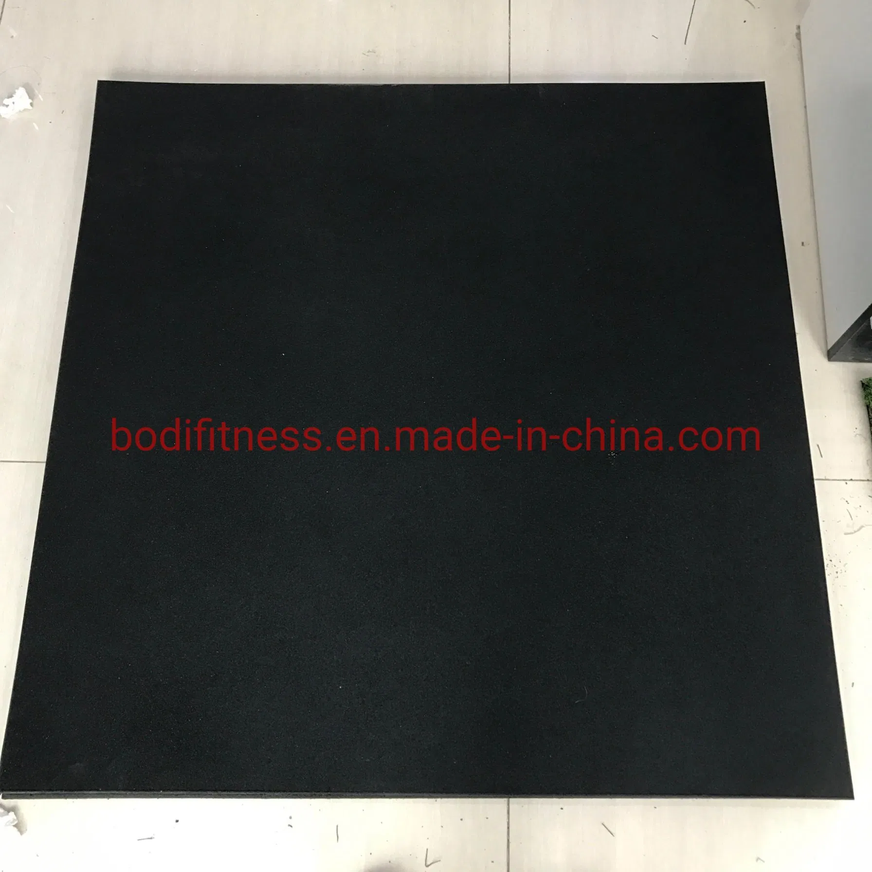 Outdoor Indoor Playground Rubber Tile / Fitness Rubber Mat / Gym Rubber Floor