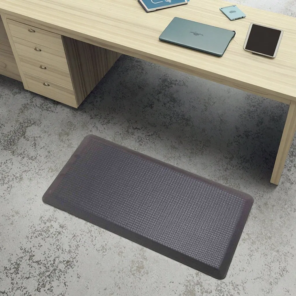 Non-Slip Comfort Durable PVC Anti Fatigue Kitchen Mats with SBR Non-Skid Backing