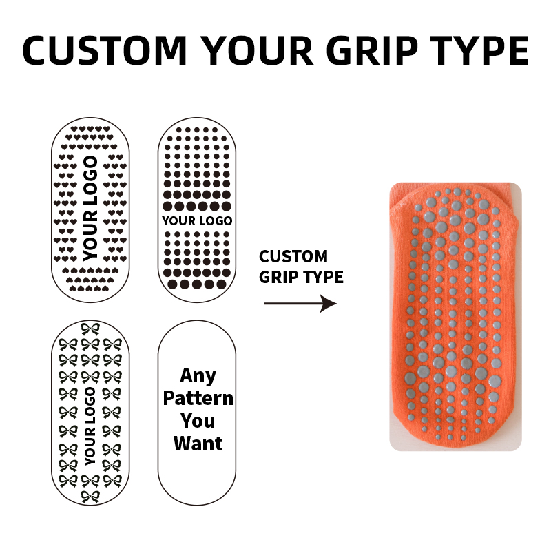 High Quality Custom Logo Fashion Yoga Pilates Socks Anti Slip Pilates Socks for Women Grip Pilates Socks