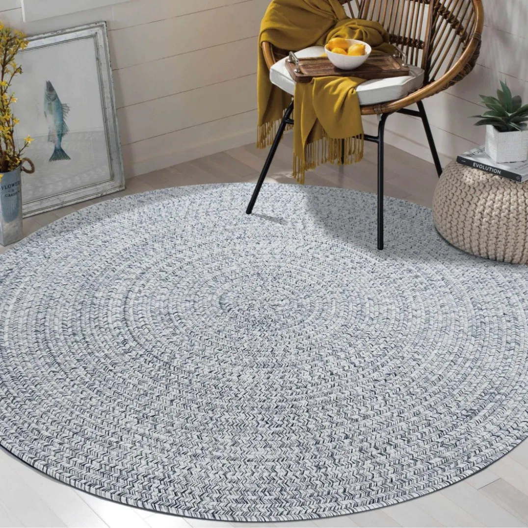 Supports Multiple Pattern Designs Wool Sisal Blend Braid Rug Soft Comfortable for Living Room Hallway &amp; Bedroom Eco-Friendly