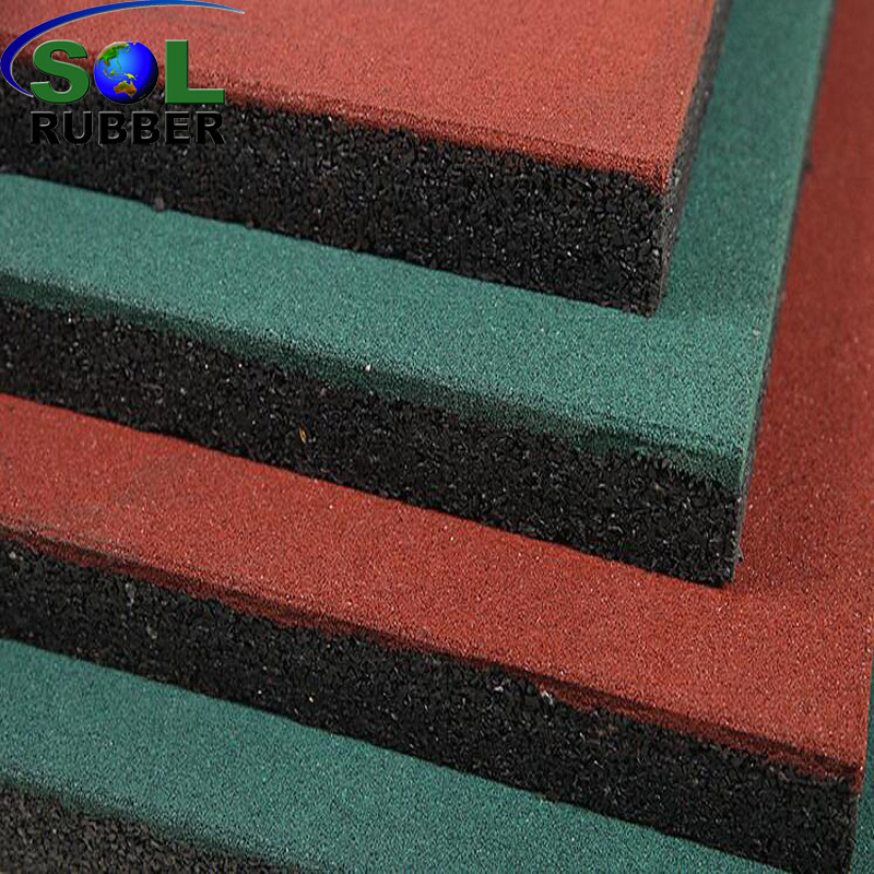 Kids Play Safety Area High Density Colorful EPDM Playground Rubber Flooring