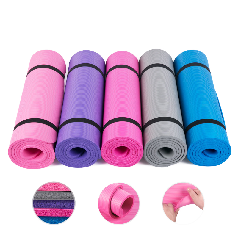 Non-Slip Waterproof Cork Eco-Friendly PVC NBR PU Suede TPE Custom Print Natural Rubber Yoga Mat for Gymnastics Fitness