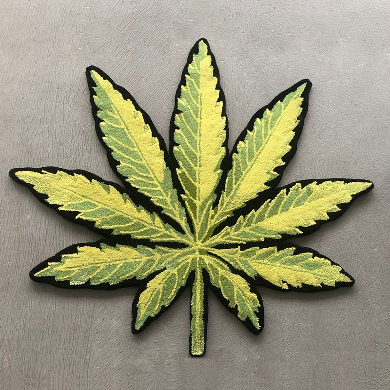 Handmade Rugs Commercial Floor Hotel Walltowall Church Tufted Loop Pile Office Carpeting with Flowers Blue Gray Decor