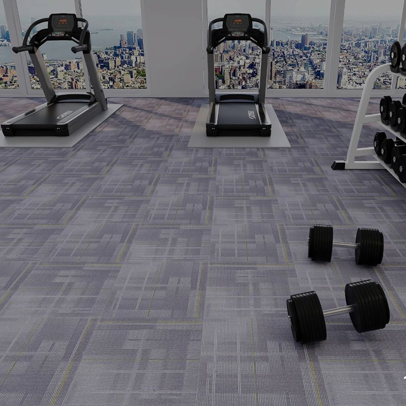 Commercial PP Nylon 60X60 Square PVC Rubber Back Luxury 50X50 Office Floor Carpet Tiles