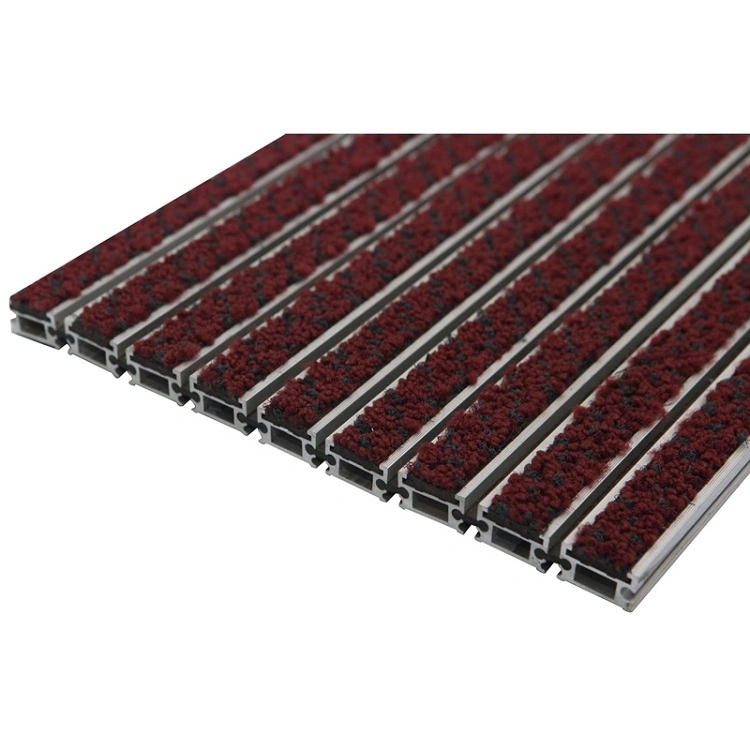 Heavy Duty Aluminum Entrance Floor Doormats in Parking Garage