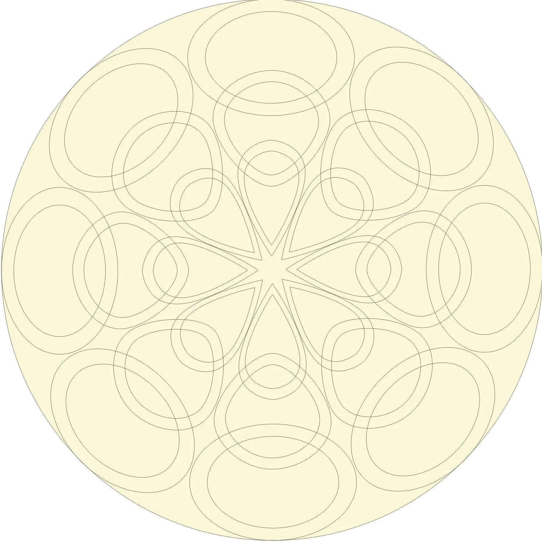 Round Hello Kitty Kid Rug for Play Room