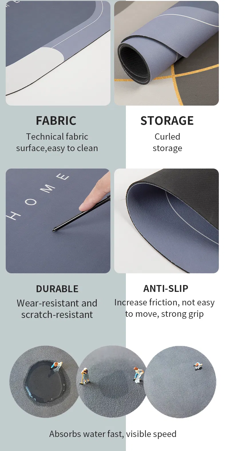 Diatomite Mat Detail 3