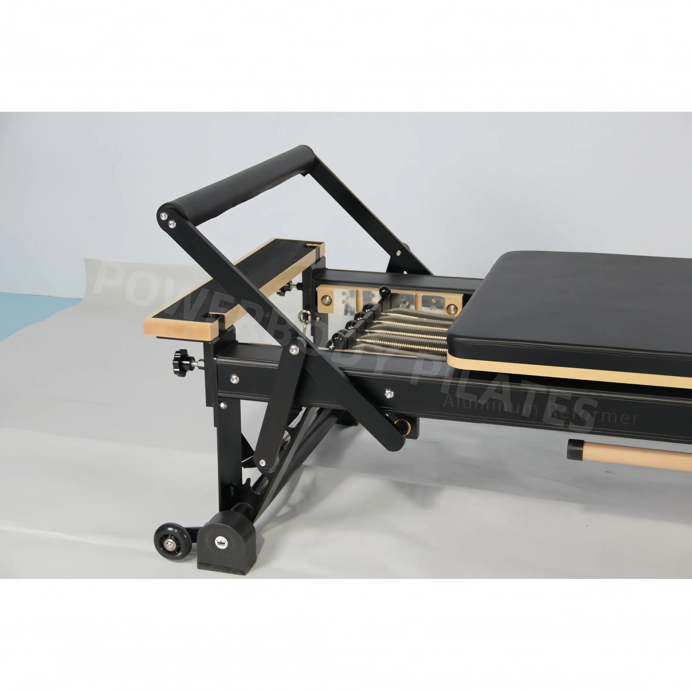 Premium Aluminum Pilates Reformer Bed with Extended Legs Aluminum Reformer Pilates Studio Equipment Yoga Reformer