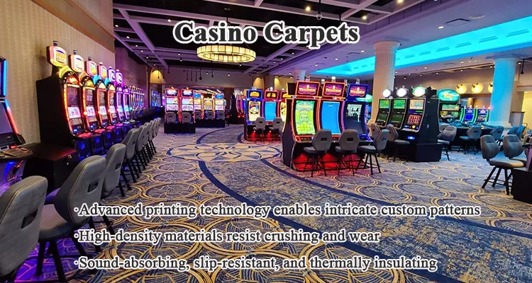 Vibrant Casino Carpeting
