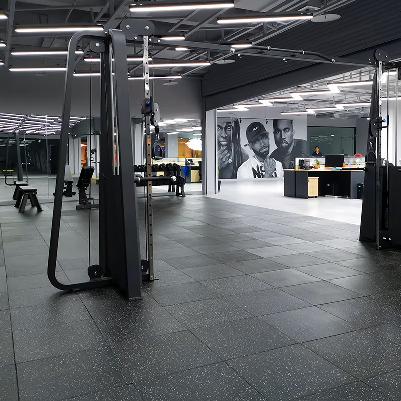 Shock Absorbers Rubber for Support Floor Playground Garden Use Rubber Floor Tile Edge Discovery 4 Rubber Floor Mat