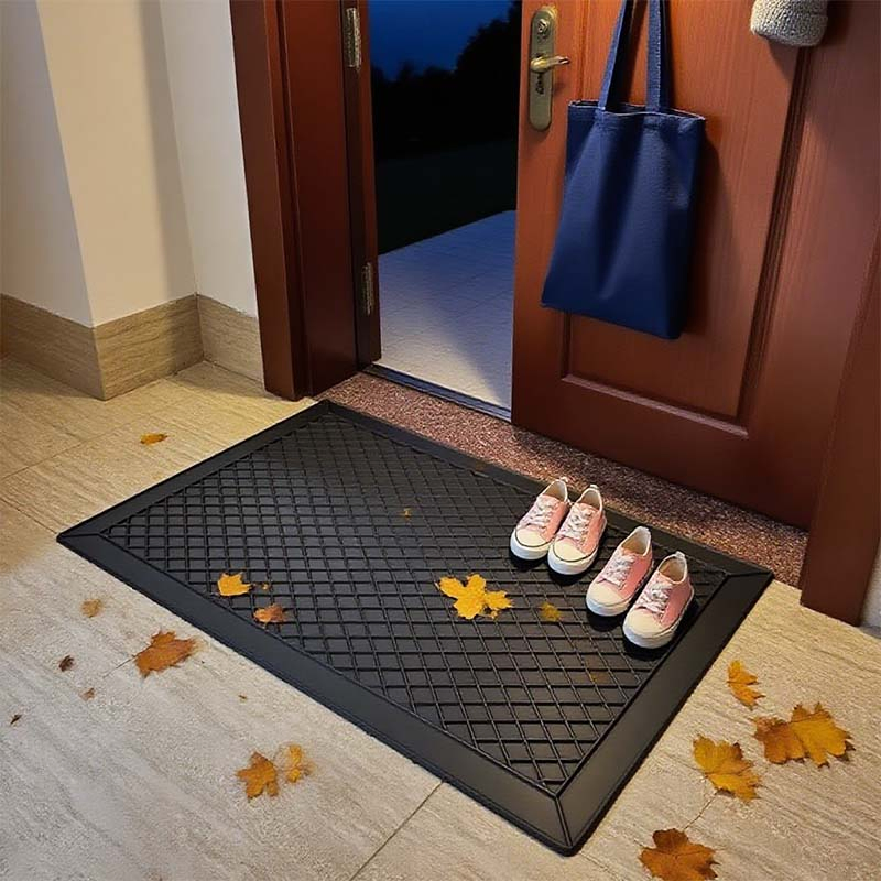 Co-Friendly Dirt-Resistant PVC Doormats for Commercial and Residential Entrances