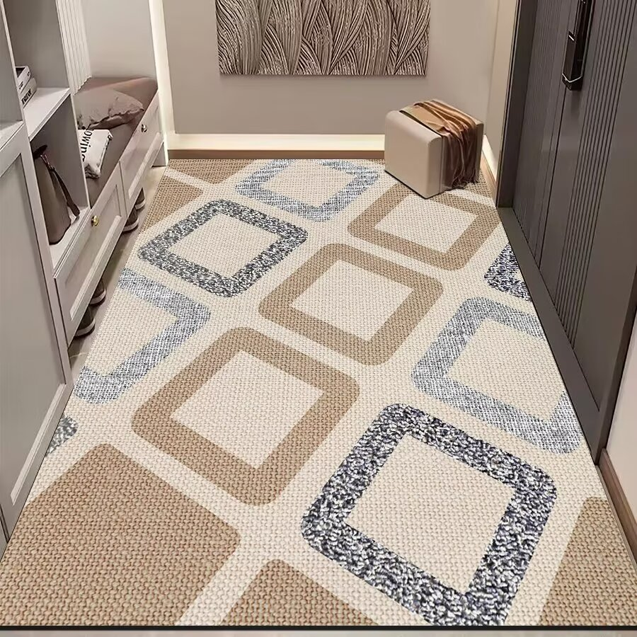 Boho Machine Washable Vintage Kitchen Runner Rugs Oriental Carpet Non-Slip Entrance Hallway Floor Runner Rugs