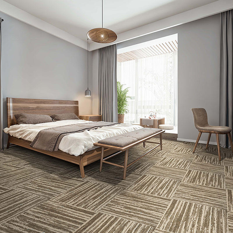 50*50cm Square Carpet Tiles for Office &amp; Hotels Puzzle Carpeting Floor Rug