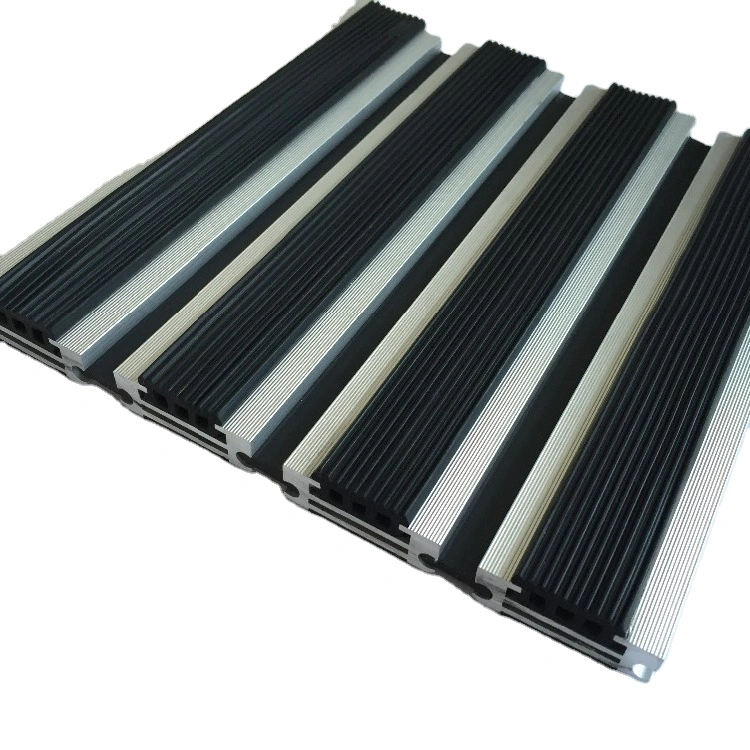 Promotional Roll up Rubber Insert Aluminum Entrance Doormats