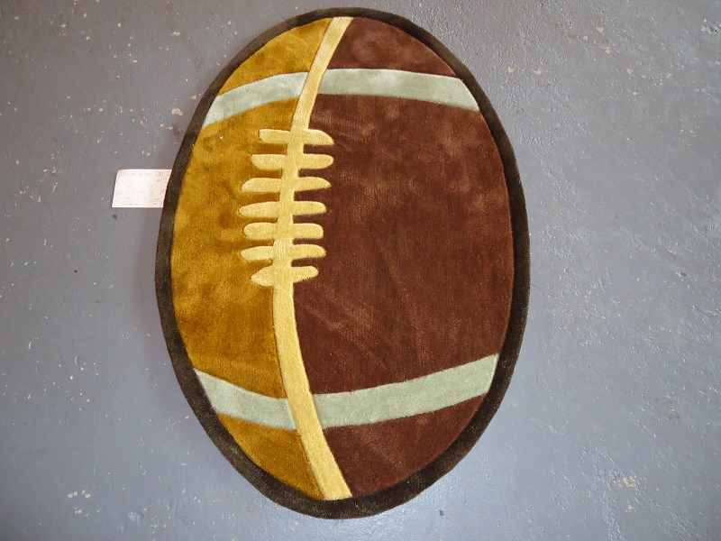 Cozy Handmade Wool Rug for Children's Playroom Decor