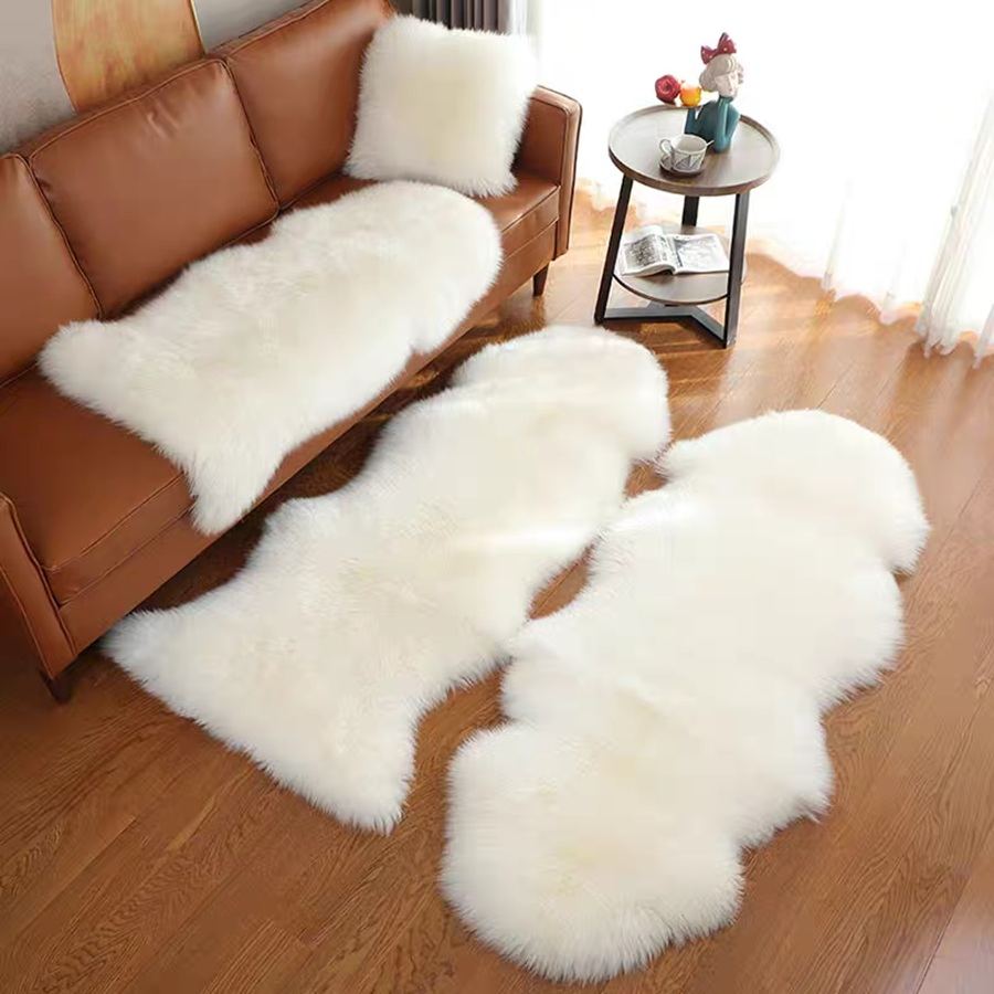 Sheepskin Runner Rug Hallway or Bedroom Floor Cover