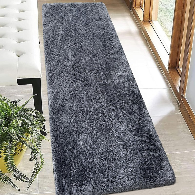 Aesthetic Room Decor Floor Mat Thick Foam Carpet Fluffy Hallway Runner Rug