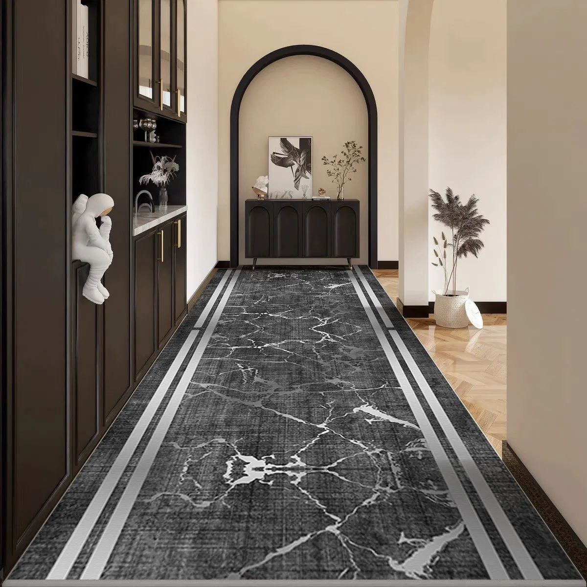 Extra Long Logo Mat Brand Runner Rug for Hallway Kitchen Living Room Laundry Bedroom Bedside Carpet