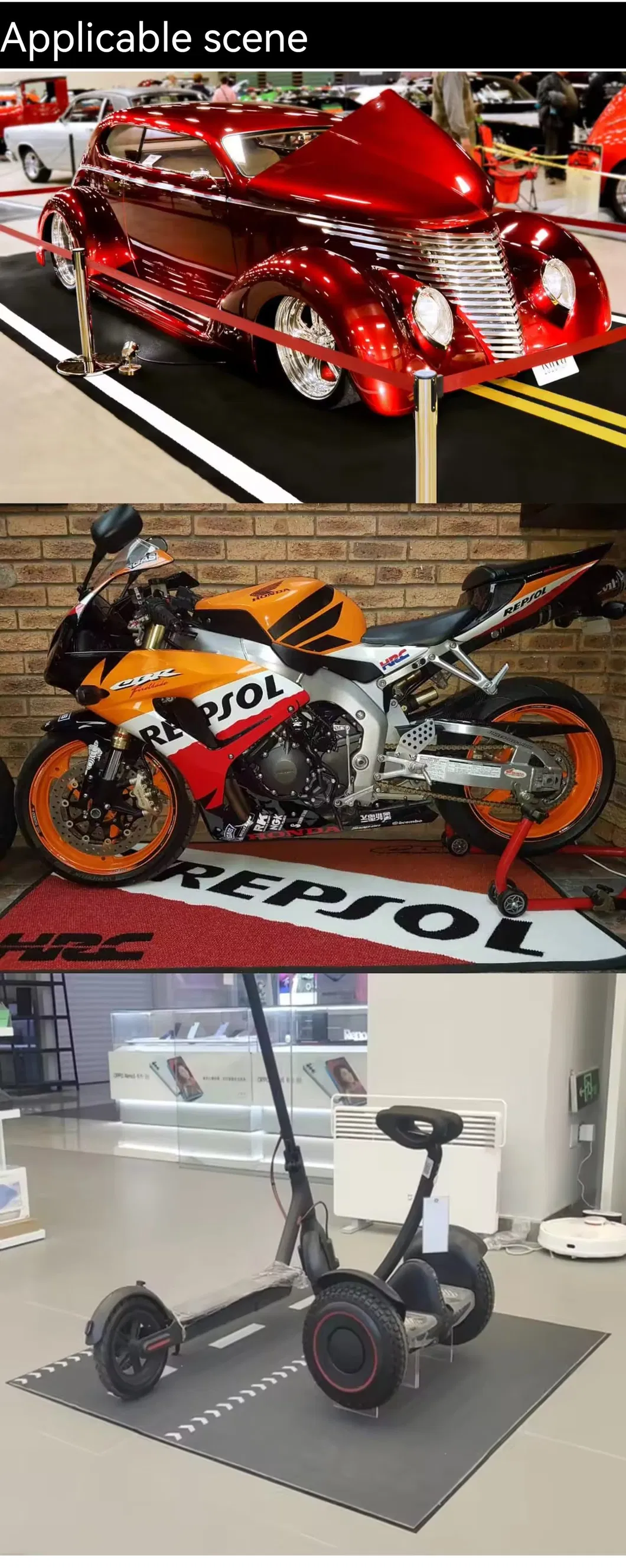 Motorcycle Mat Display 6