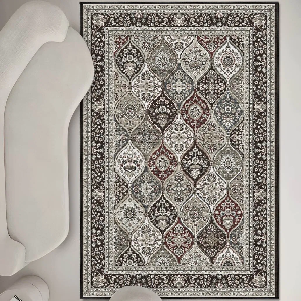 China Factory OEM Cashmere Easy Clean Machine Washable Area Custom Carpet Rug