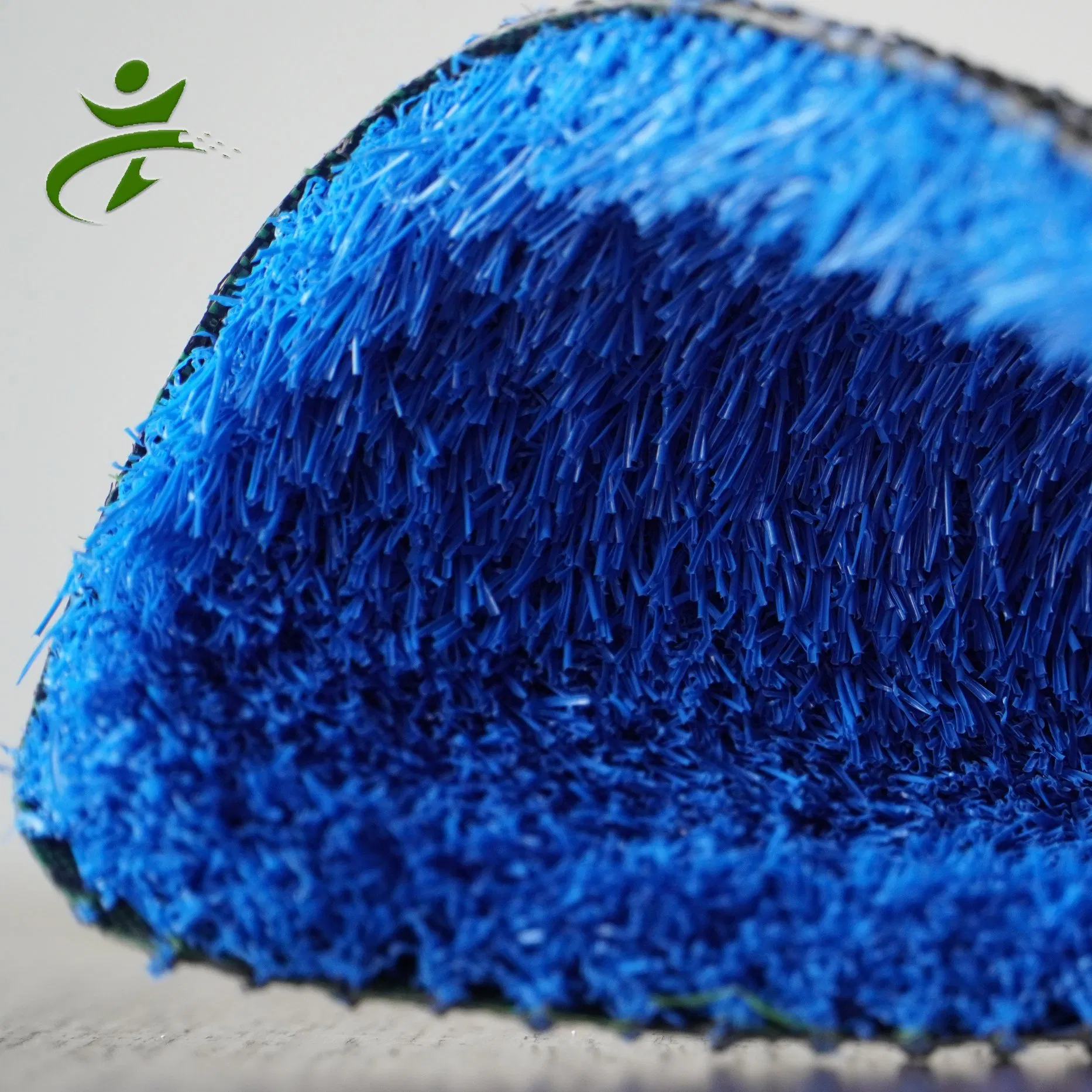 Artificial Grass Synthetic Landscaping Turf Blue Color Kindergarten