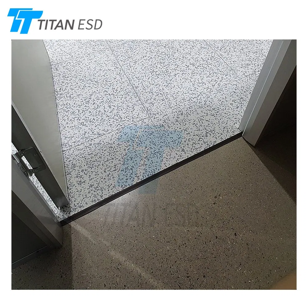 Antistatic Floor Tiles Lab Wear-Resistant ESD Tiles Waterproof Conductive PVC Flooring