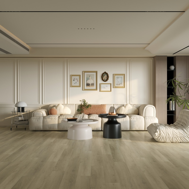 Waterproof Realistic Wood Plank Design Pet Friendly Lvt Tiles 4mm 5mm Thick