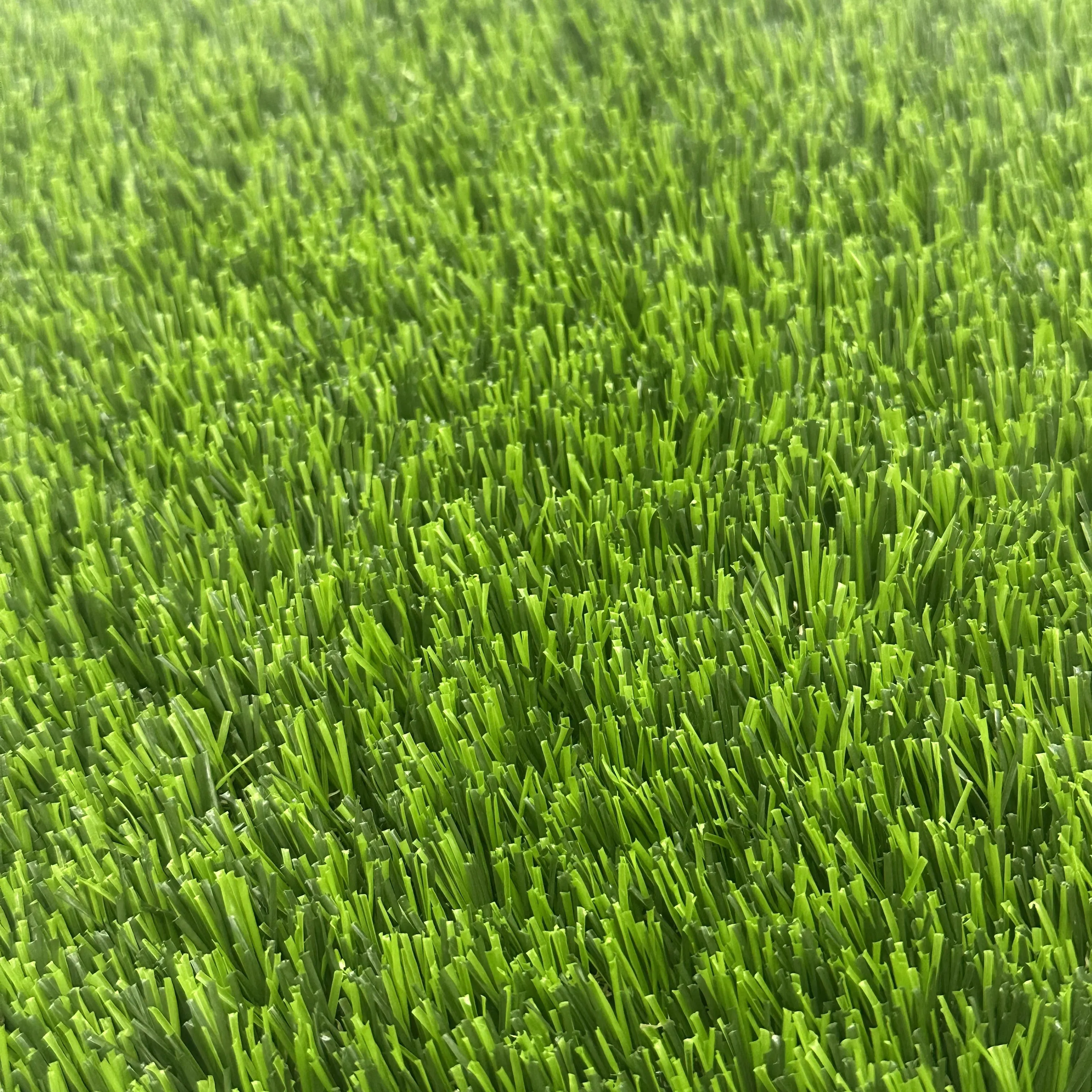 Best Selling Durable Four Tones Playground Artificial Grass Lawn Synthetic Turf Carpet for Garden Terrace