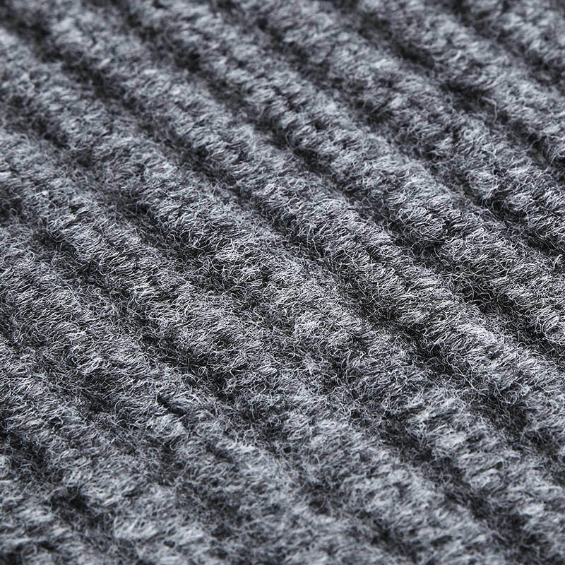 Indoor Outdoor PVC Backing Doormats with Double Ribbed Pattern for Entrance Hall