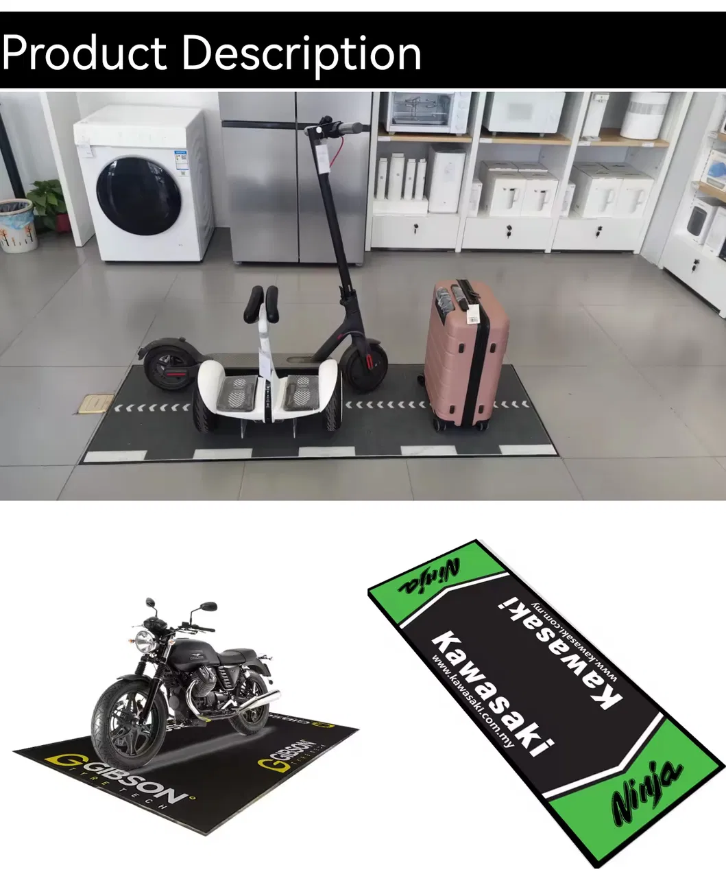 Motorcycle Mat Display 1
