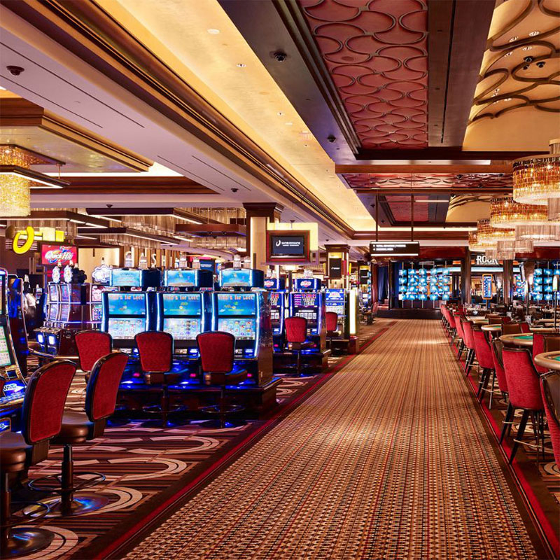 Customizable Vibrant Casino Carpeting for Superior Comfort and Noise Reduction