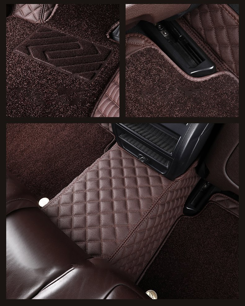 Car Accessories Custom Right Hand Drive Car Floor Mats Leather 5D Car Mat of Cars Decoration