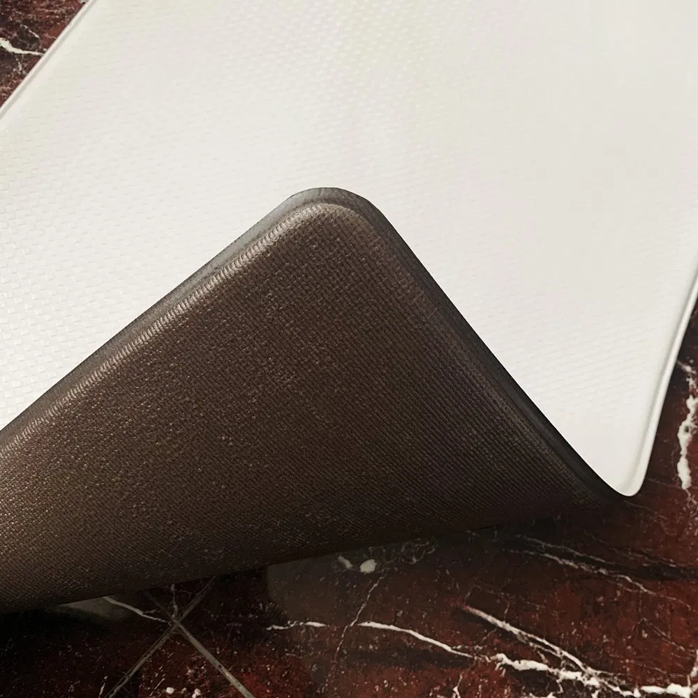 Black White Brown Wholesale Anti Slip Waterproof Bath Mat and Rugs Anti Fatigue Standing PVC Kitchen Mats