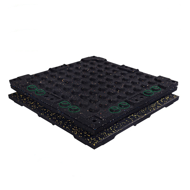 Shock Absorbers Rubber for Support Floor Playground Garden Use Rubber Floor Tile Edge Discovery 4 Rubber Floor Mat