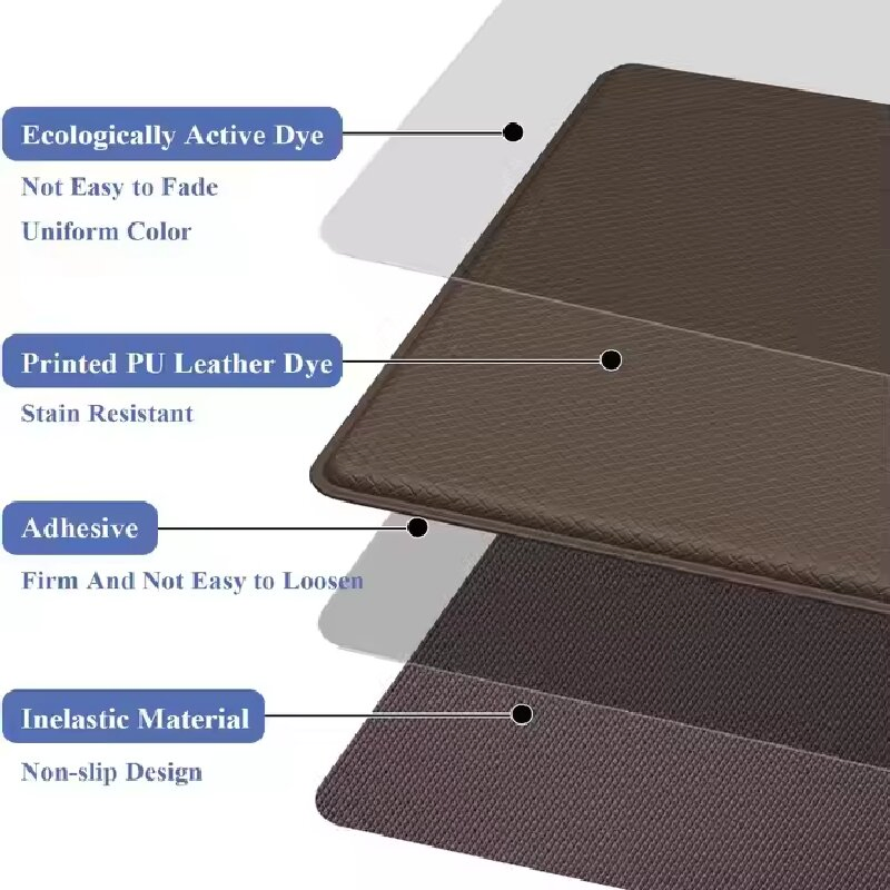 Multi Functional Home Anti Fatigue Rugs Waterproof Kitchen Bath Floor Mat