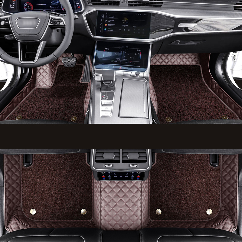 Car Accessories Custom Right Hand Drive Car Floor Mats Leather 5D Car Mat of Cars Decoration