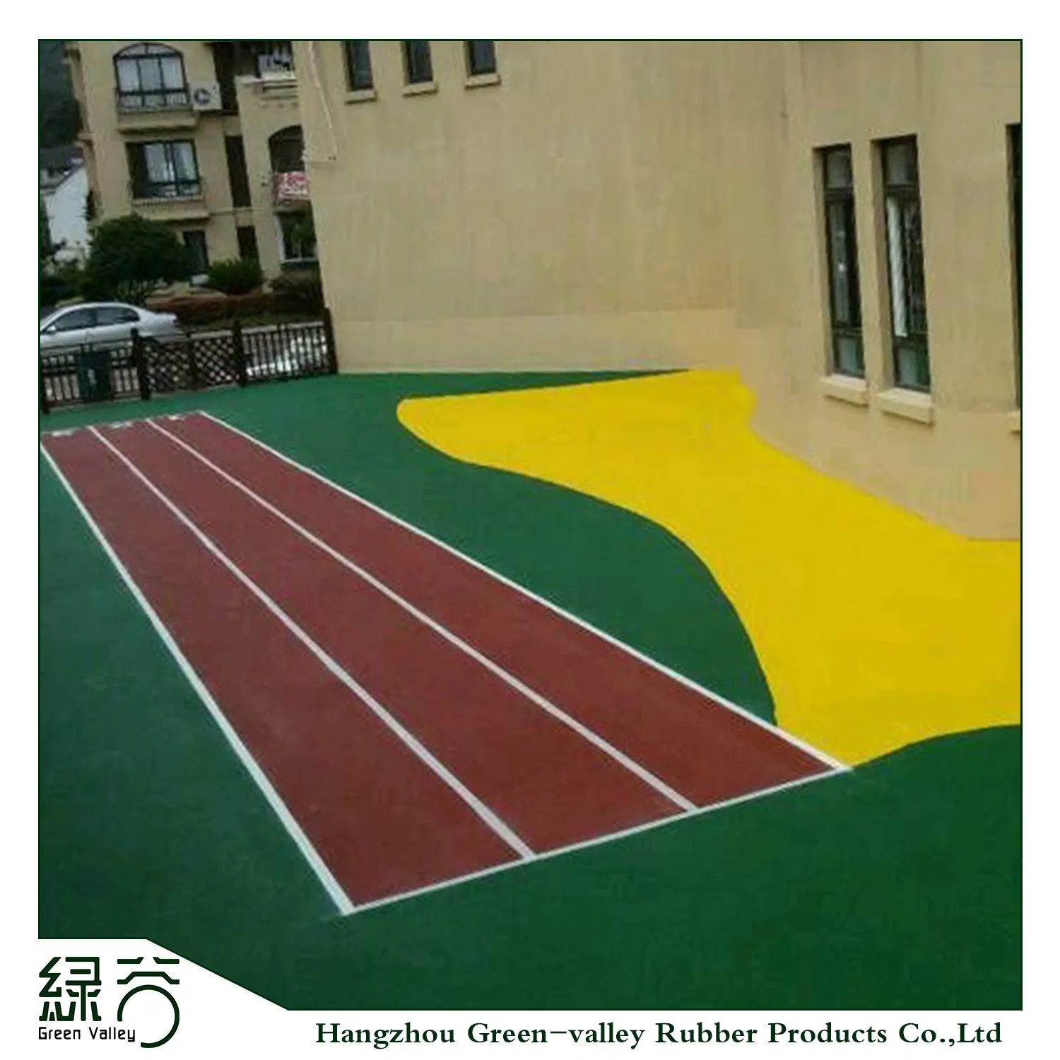 Eco Friendly EPDM Wetpour Rubber Surfacing Flooring for Playground Kindergarten