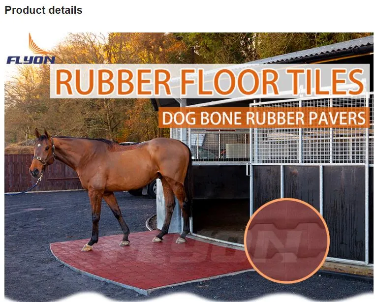Dog Bone Rubber Paver 1