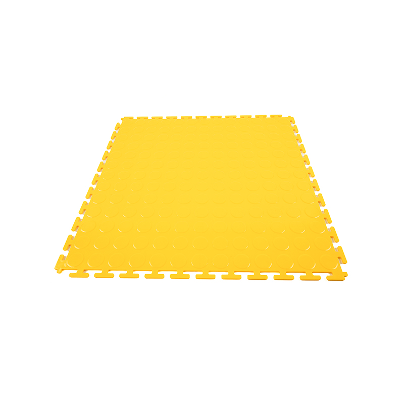 Selling at a Low Price Color Customization PVC Round Coin Pattern PVC Garage Floor Tile