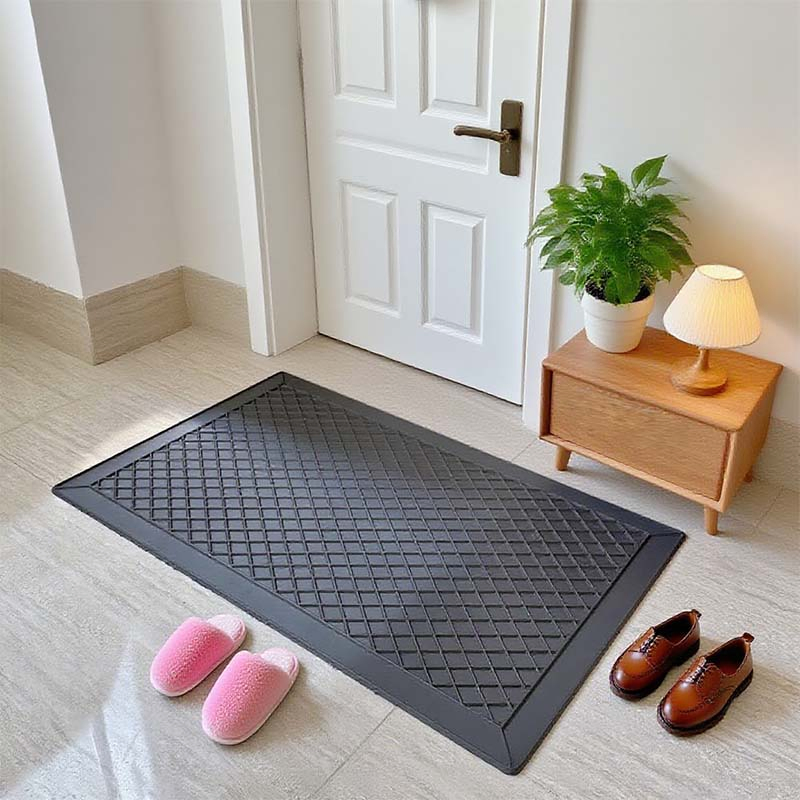 Co-Friendly Dirt-Resistant PVC Doormats for Commercial and Residential Entrances