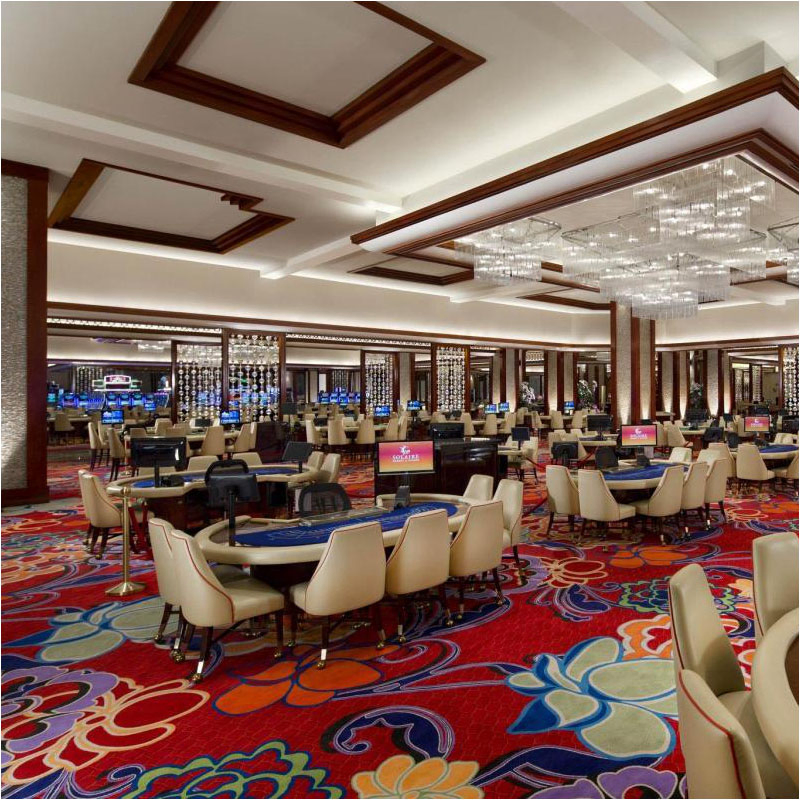 Customizable Vibrant Casino Carpeting for Superior Comfort and Noise Reduction