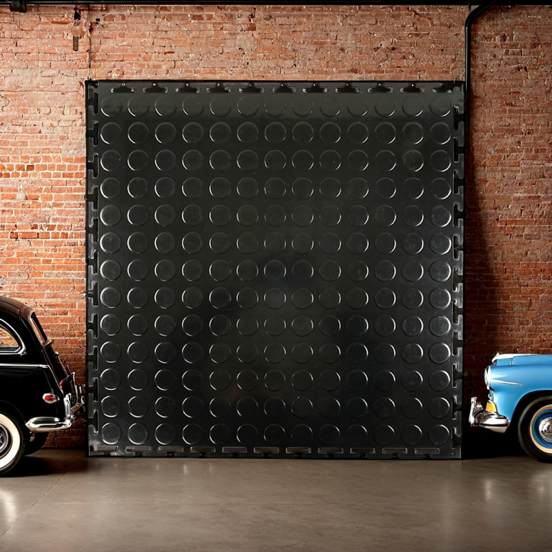 Selling at a Low Price Color Customization PVC Round Coin Pattern PVC Garage Floor Tile