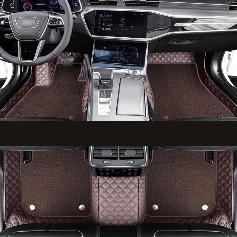 Car Accessories Custom Right Hand Drive Car Floor Mats Leather 5D Car Mat of Cars Decoration