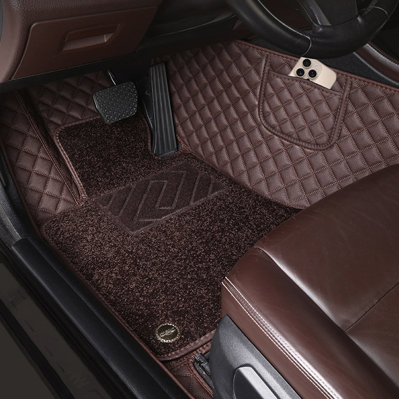 Car Accessories Custom Right Hand Drive Car Floor Mats Leather 5D Car Mat of Cars Decoration