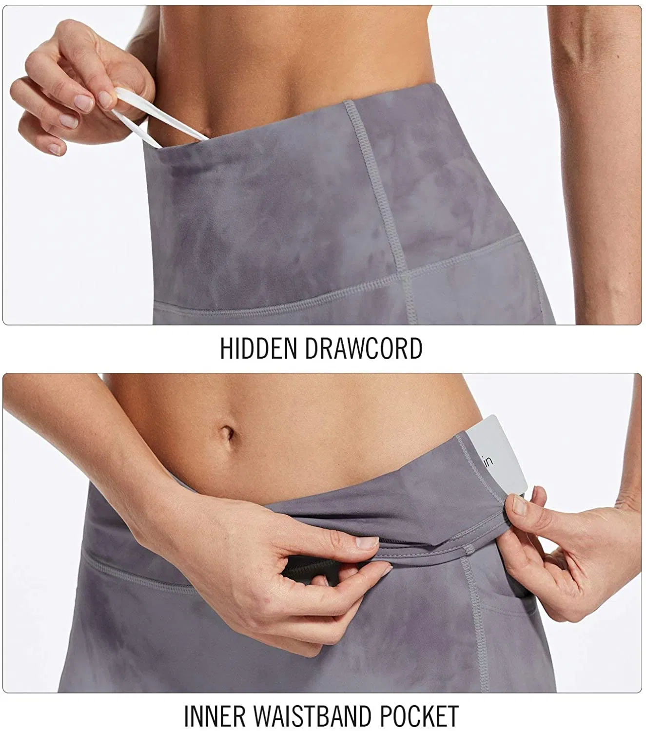 Women′ S 8" / 7" / 5" High Waist Biker Shorts Yoga Workout Running Compression Exercise Shorts Side Pockets