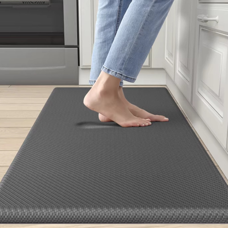 PU Printed Kitchen Rug Carpet Soft Office Anti-Fatigue Mat Standing Kitchen Mat