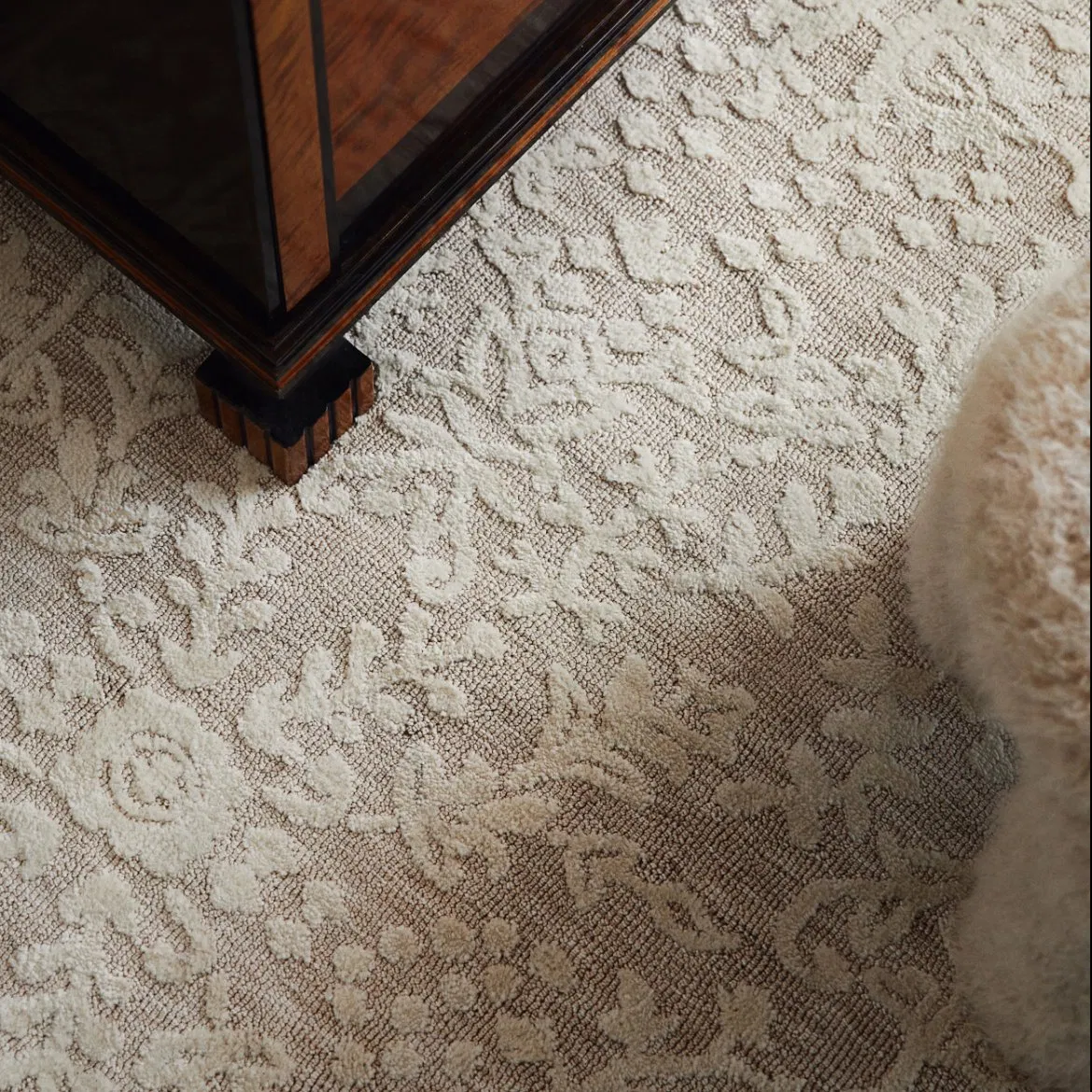 High Quality China Hand Tufted Wool Rugs Silk Pattern Style for Living Room Dining Room Hallway