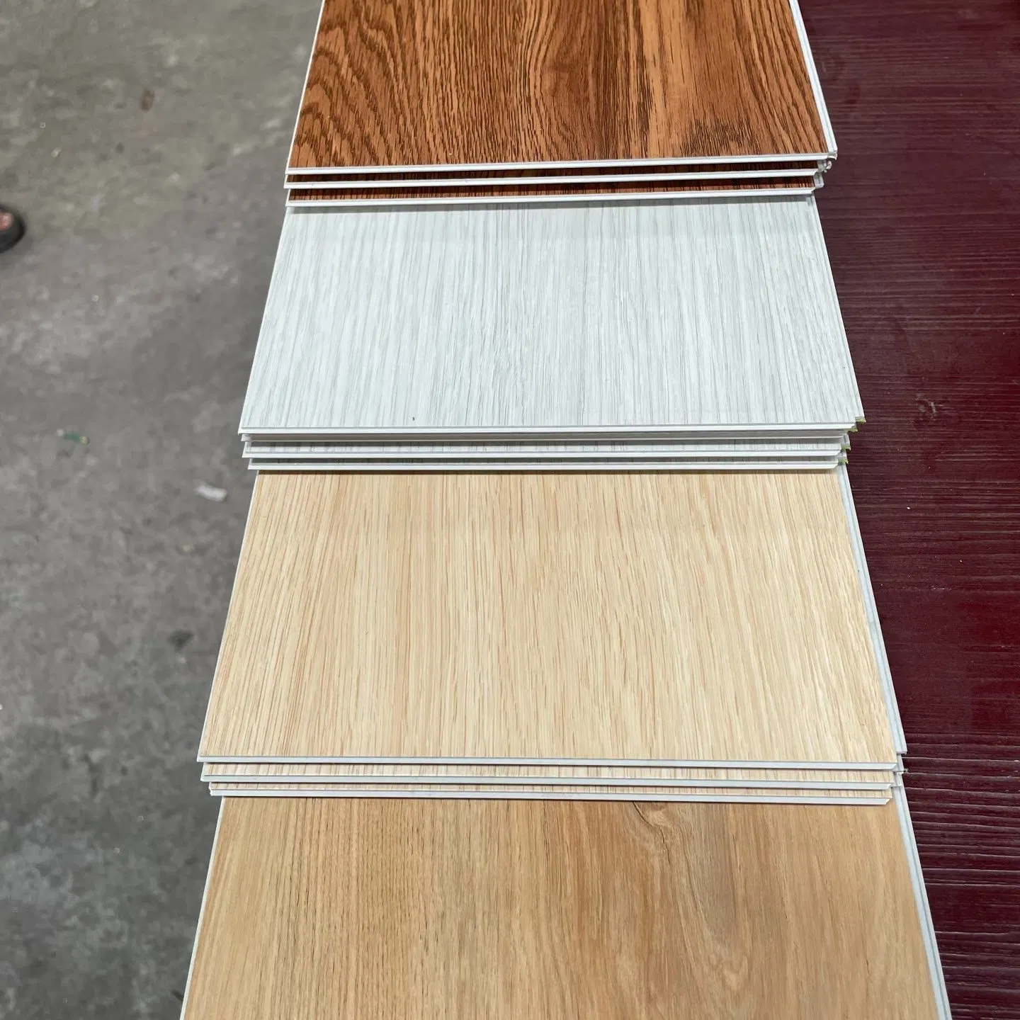 100% Virgin Material Piso Vinilico Floor Self-Adhesive Spc Vinyl Plastic Plank